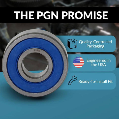 (10 Pack) 6205-2RS Bearing - Lubricated Chrome Steel Sealed Ball Bearing - 25x52x15mm Bearings with Rubber Seal & High RPM Support