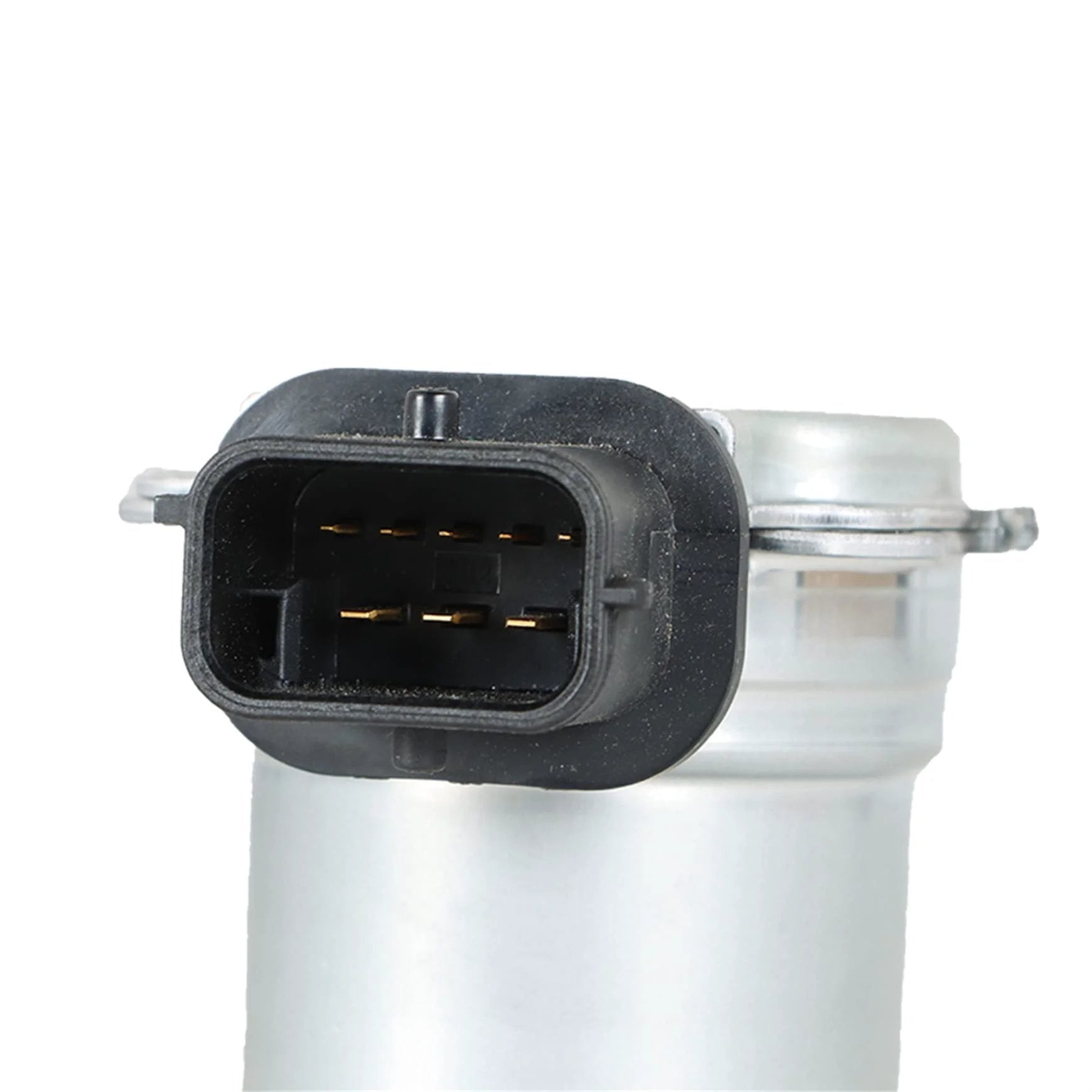 Clutch Actuator Replacement For 2011 2017 Ford Fiesta And Focus Automatic Transmission AE8Z7C604A 2 Piece Set close-up view of connector.