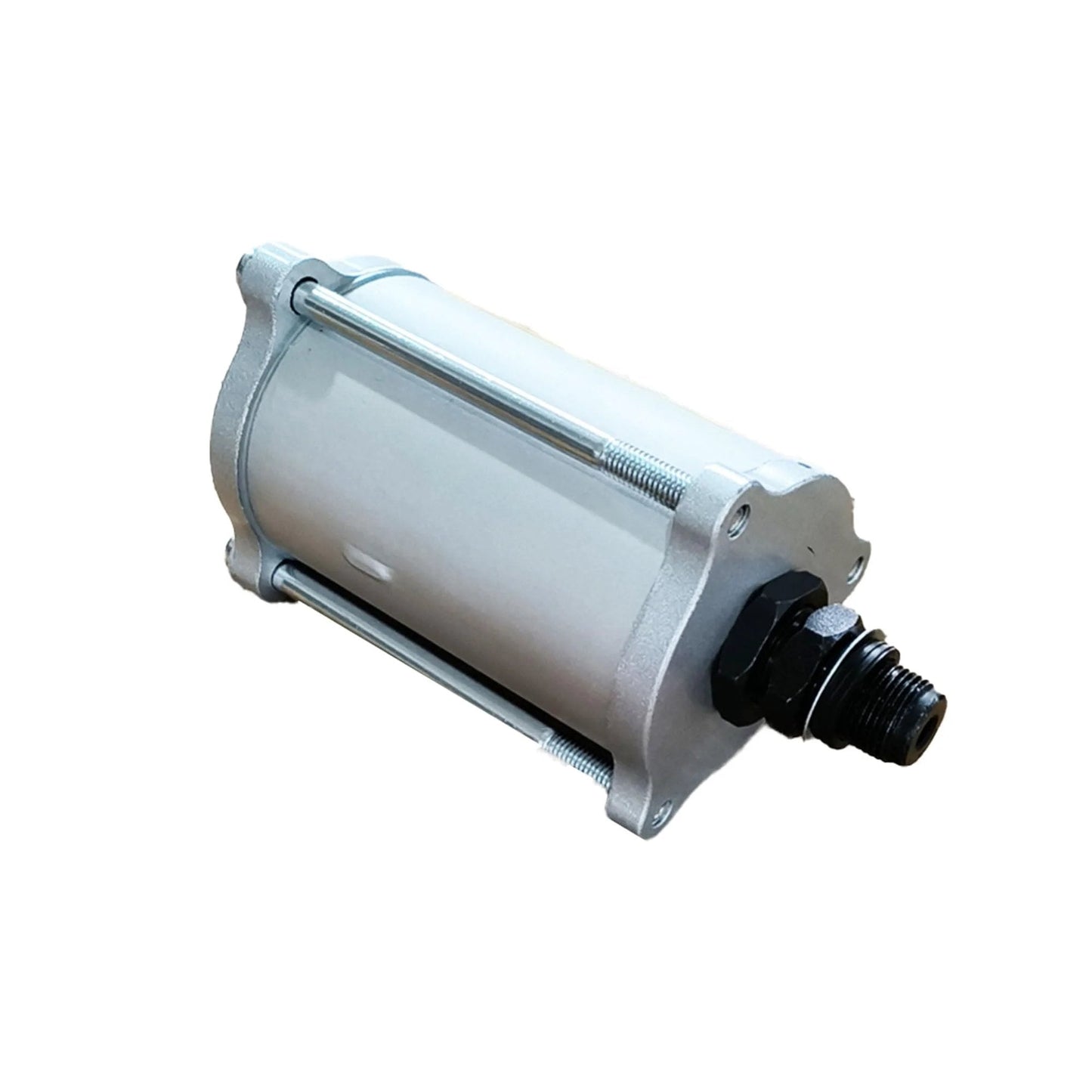 Compressed Air Motor for Pneumatic Hydraulic Pumps, housing with Stud, side view showing mounting studs and metal casing