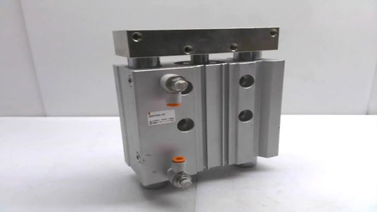 MGP Compact Guide Cylinder 50mm Heavy Duty Actuator With Slide Bearing For High Side Load Applications Used In Material Handling And Lifting By SMC MGPS50N-100