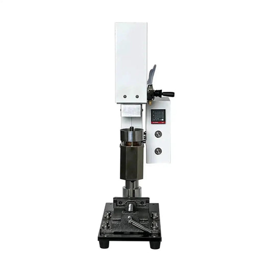 Vertical Injection Molding Machine For Laboratory Use with compact pneumatic handle and precise temperature control, front view