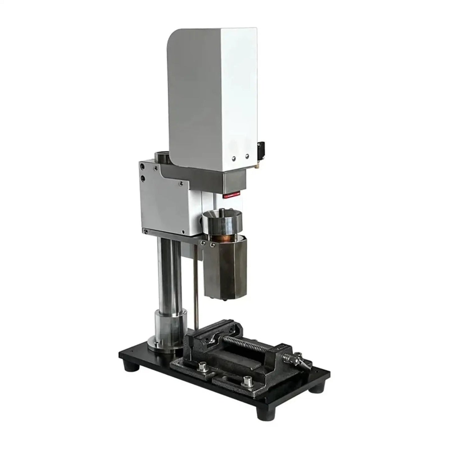 Vertical Injection Molding Machine For Laboratory Use With A Compact Pneumatic Handle And Precise Temperature Control