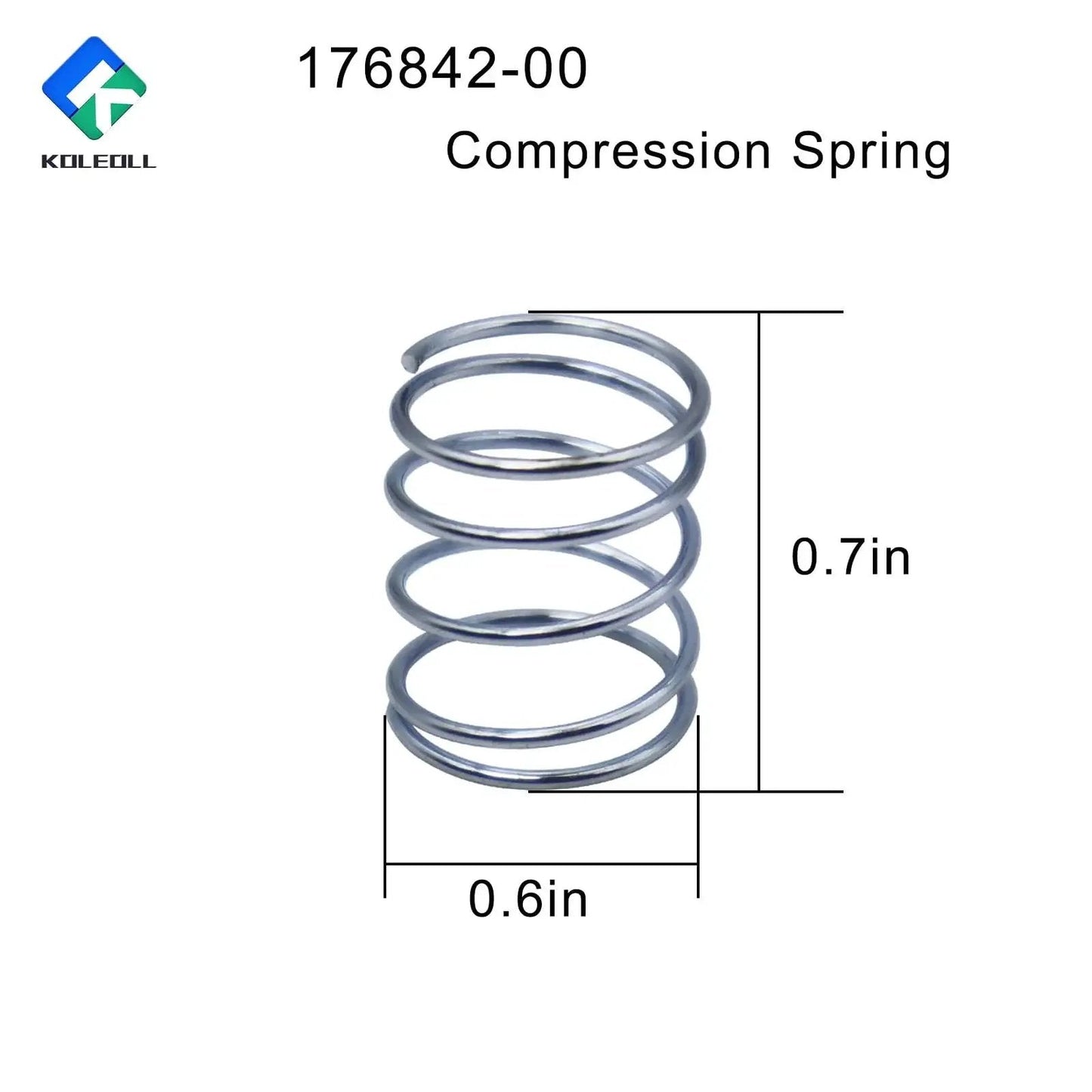 Two Pack Compression Springs For DeWalt Clutch Systems Compatible With DW255 Type 1 DW276 Type 1 And Type 2 DW251 Type 1 0.7in 0.6in