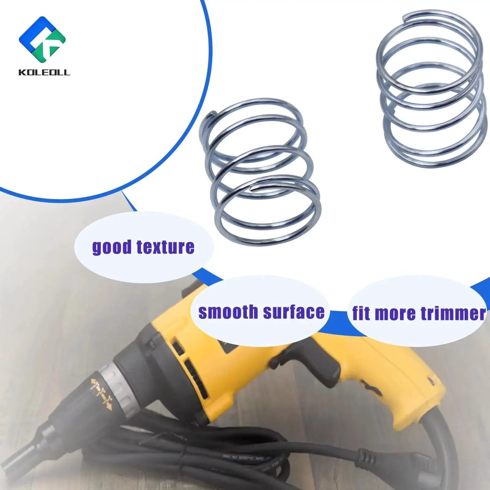 Two Pack Compression Springs For DeWalt Clutch Systems Compatible With DW255 Type 1 DW276 Type 1 power drill with springs