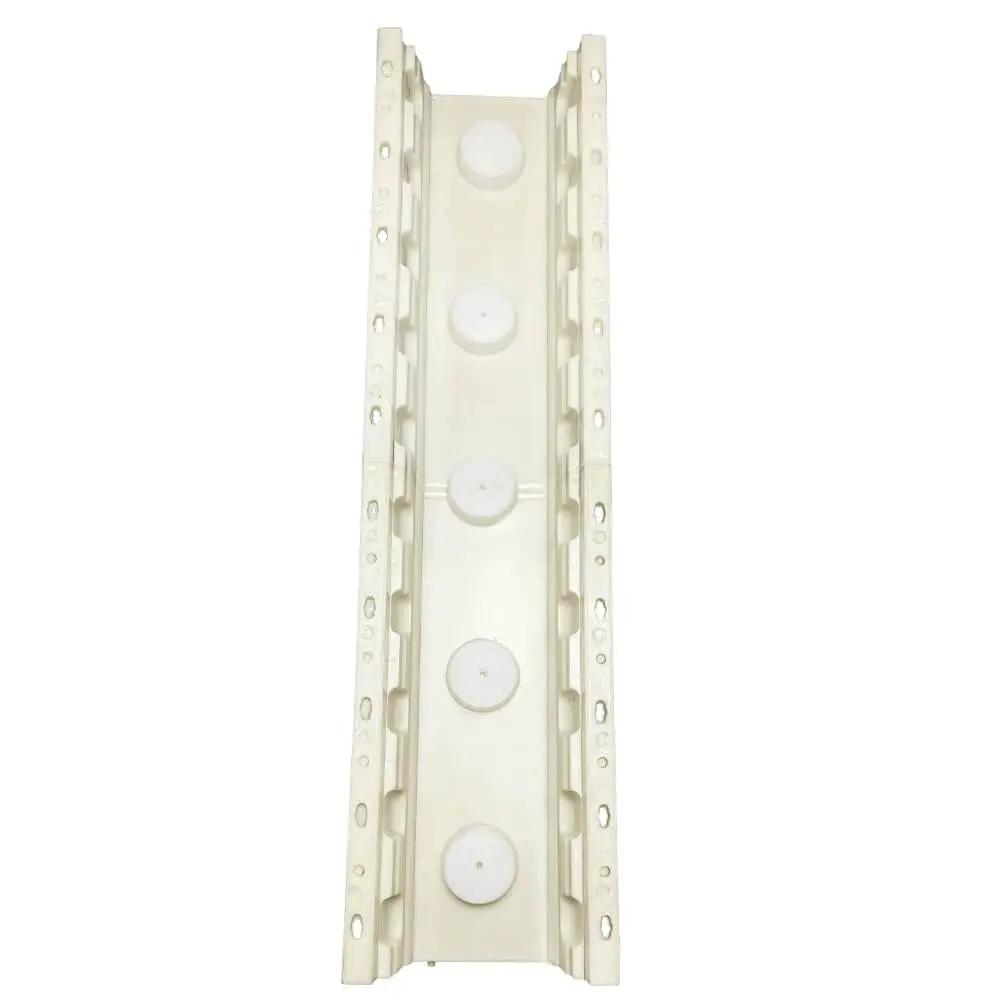 2 Pack Precast Baluster Rail Concrete Molds for Balcony Railings with Roman Column Style 19.68 Inch Long Plastic Garden Cement Molds