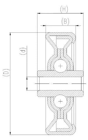 Conveyor Skate Roller Bearings 6.5x50x23.5 10-Pack Bearings