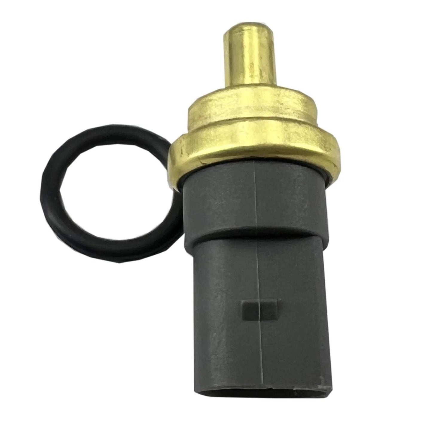 Coolant Temperature Sensor 158-0784 ECT Replacement For Audi VW Vehicles, showing connector and sensor body with rubber o-ring.