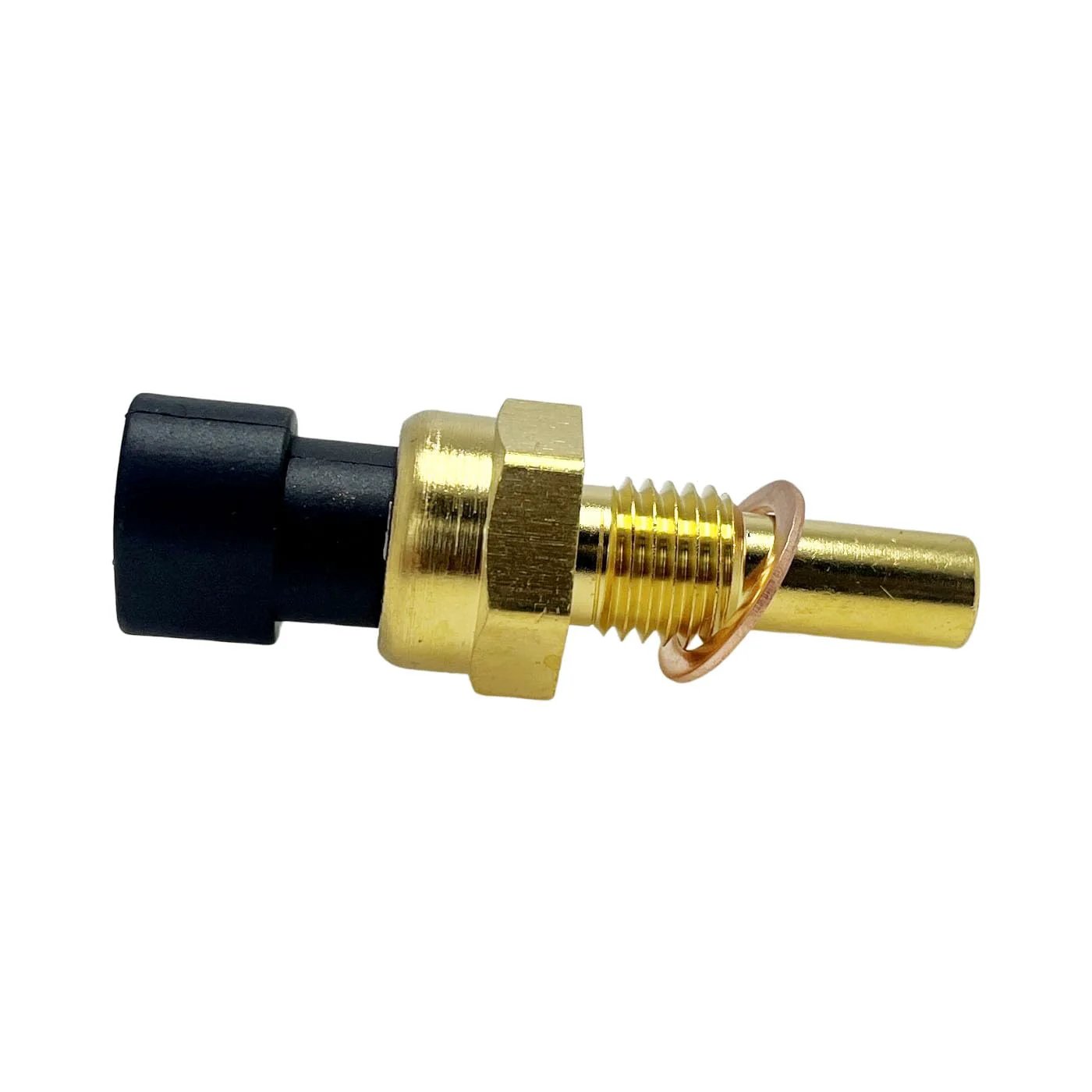 Coolant Temperature Sensor Replacement For Chevrolet Silverado 1500 Tahoe Impala Malibu Sierra 1500 Yukon 1999 2018 2000 2019 Non OEM Accessory With 1 Sensor drop-in design with brass and plastic components.
