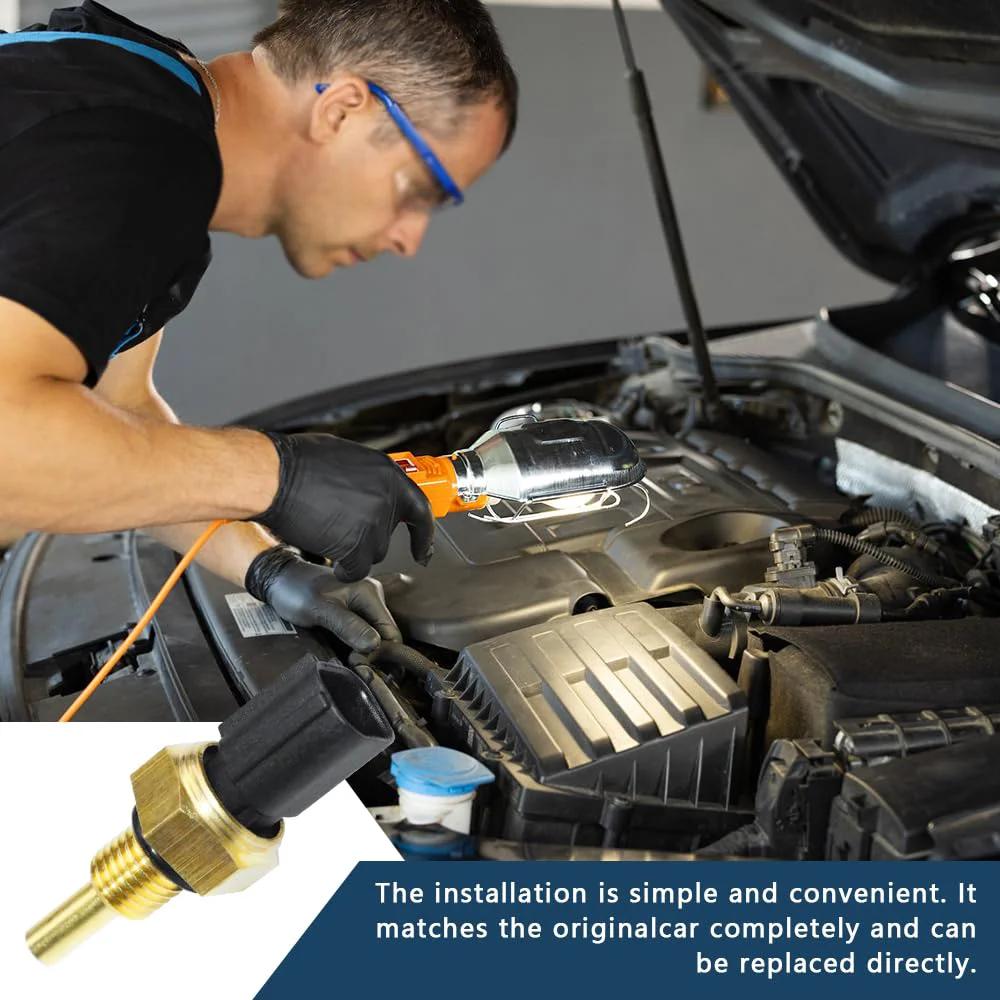 Coolant Temperature Sensor Replacement For Honda Civic Element 2001 To 2011 And Accord CR V 2003 To 2007 installed in engine bay