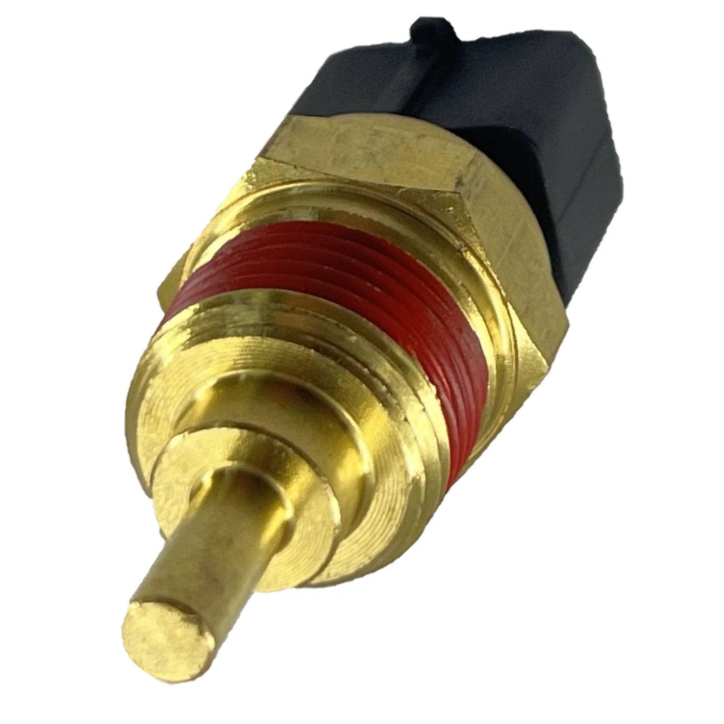 Close-up of Coolant Temperature Sensor Replacement For Hyundai And Kia Rides Direct Fit OEM Compatible With Elantra Accent Sonata.