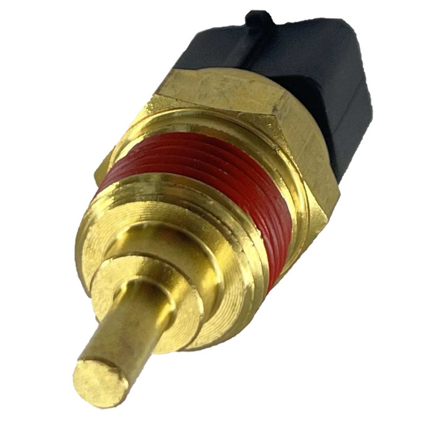 Close-up of Coolant Temperature Sensor Replacement For Hyundai And Kia Rides Direct Fit OEM Compatible With Elantra Accent Sonata.
