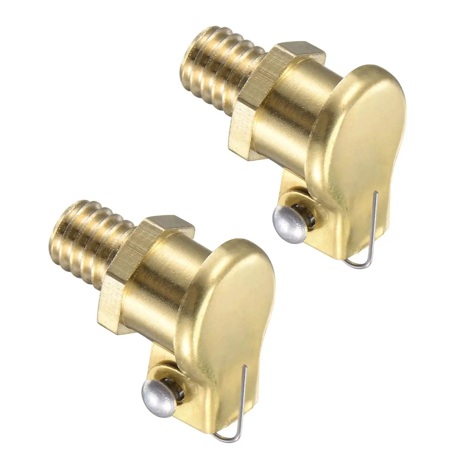 Copper Oil Cup Cap Set With M6x1 Thread For Lathe Machines And Mechanical Lubrication, durable copper construction, 2 pieces