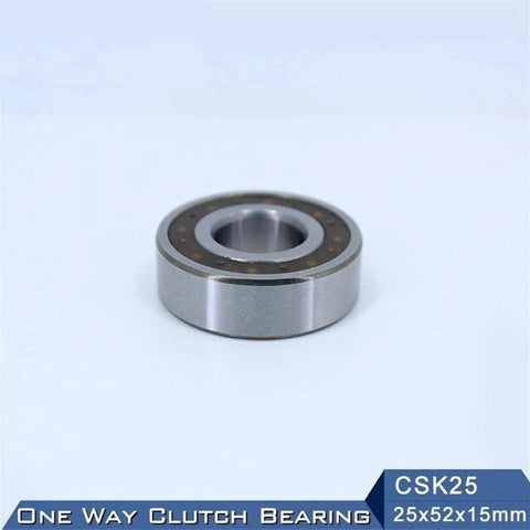 High Speed CSK25 One Way Bearing Clutches 25X52X15mm Without Keyway CKK25 CSK6205 Free Wheel Clutch Bearings CSK205