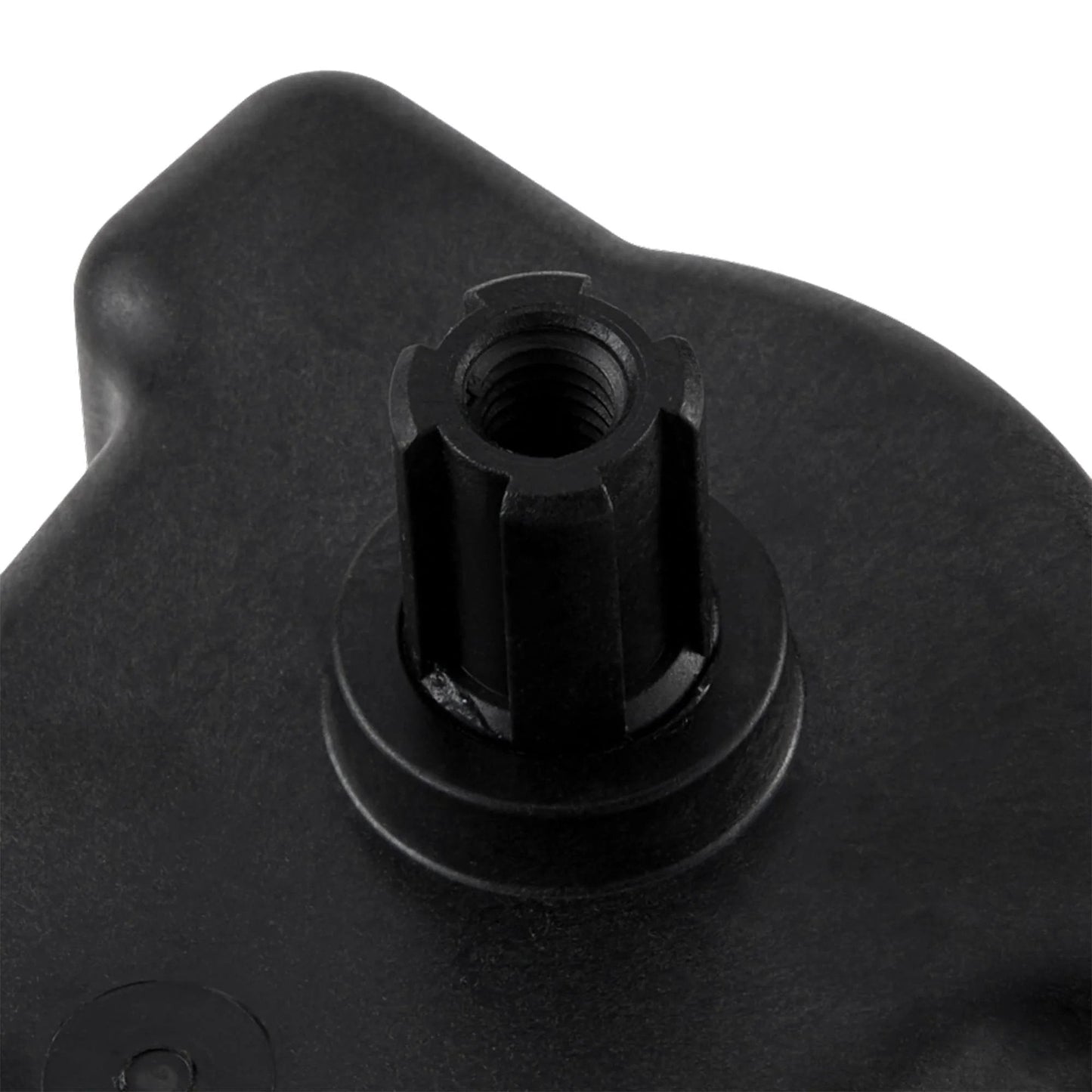 Close-up view of CVA 24T Valve Actuator For Pool Systems 24V AC motor head, displaying threaded connector.