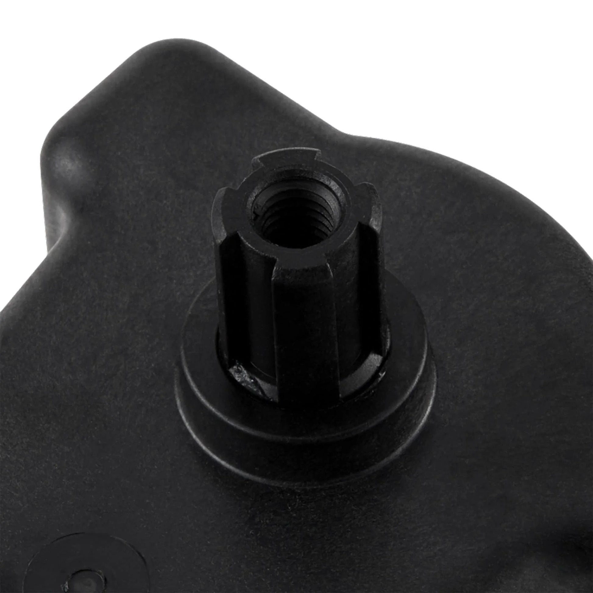 Close-up view of CVA 24T Valve Actuator For Pool Systems 24V AC motor head, displaying threaded connector.