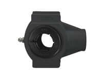 1-1/8 in Accu-Loc Black Wide Slot Plastic Pulley 18B Series, Single 1.125 in Sheave, Low profile idler for lawn mowers, garden equipment and small engines, 1 pack