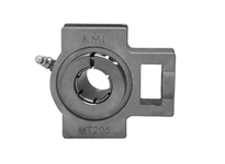 1-1/4 in Kanigen Accu-Loc RF Stainless Single-Row Ball Bearing UEMT207-20MZ20RF, Sealed Unit for Linear Slide Systems, Corrosion-Resistant Stainless Steel, Pack of One
