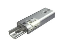 Stainless steel built-in rack and pinion linear slide unit BSPG1540SLT1 single unit, shown in a compact design for smooth operation.