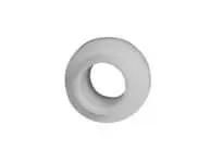 Front view of Poly-acetal sleeve bearing insert PAV205-16, Single 1 inch bore for mounted units, low-friction wear resistant component.