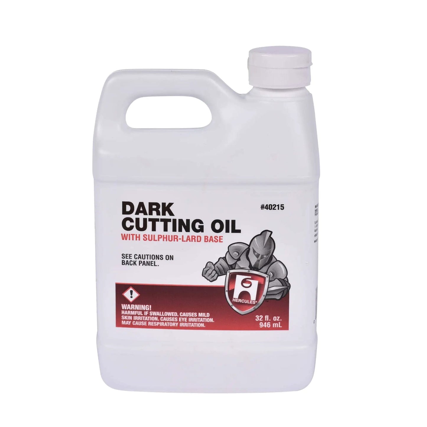 Dark Cutting Oil For High RPM Threading Of Steel And Brass Pipe 32 Oz sulfonated and chlorinated formula bottle front view