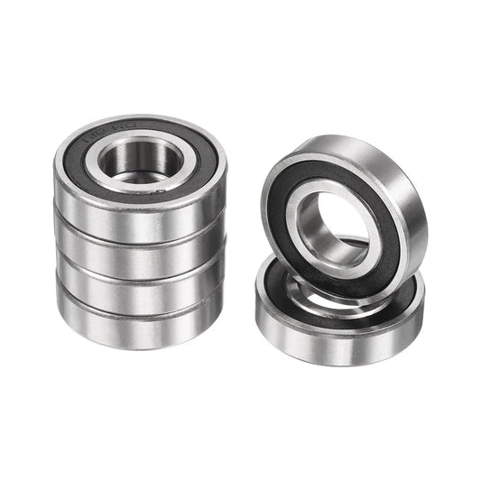 Six Pieces R10 2RS Deep Groove Ball Bearings Inner Diameter Five Eighth Inch Outer Diameter One And Three Eighths Inch Chrome Steel