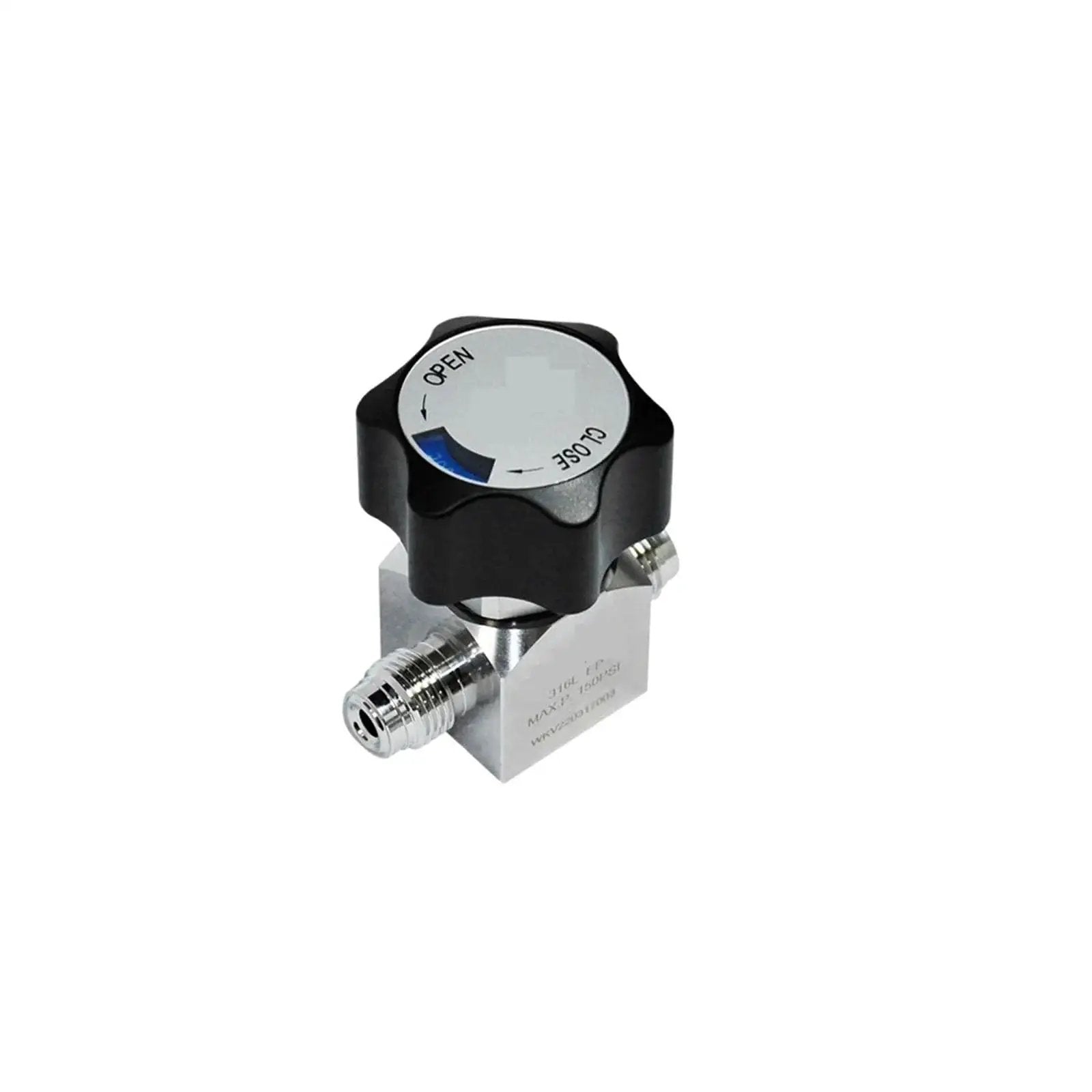 Low Pressure Diaphragm Check Valve Half Inch And Quarter Inch High Purity Manual Valve With ABS Body And Nitrile Seal
