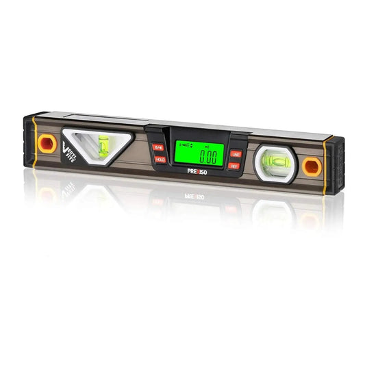 Digital Level With 11.5 Inch LCD Display And 360 Degree Inclinometer For Vertical And Horizontal Angles on white background