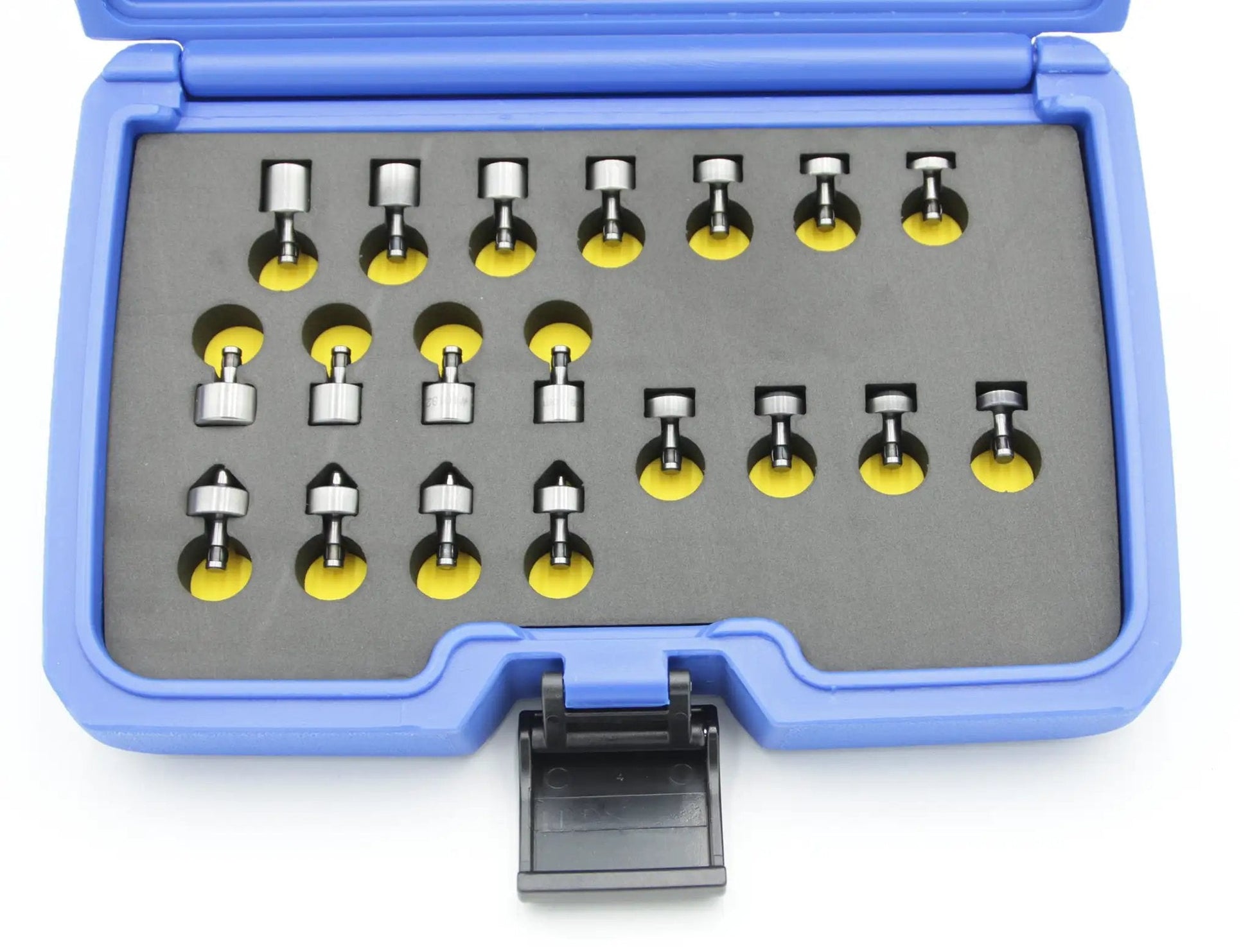 Pro Grade Dimple Die And Riveting Set And Case For Universal Brazier And Countersunk Rivets Made From Heat Treated Steel