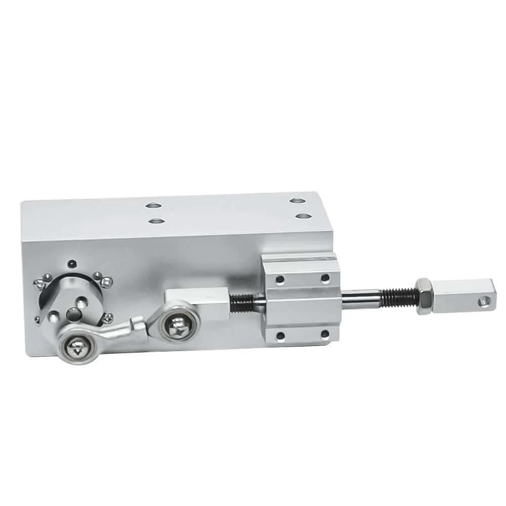 DIY Reciprocating Cycle Linear Actuator 12V 15rpm Big Torque Stroke 12mm 16mm 20mm Adjustable with aluminum bracket.