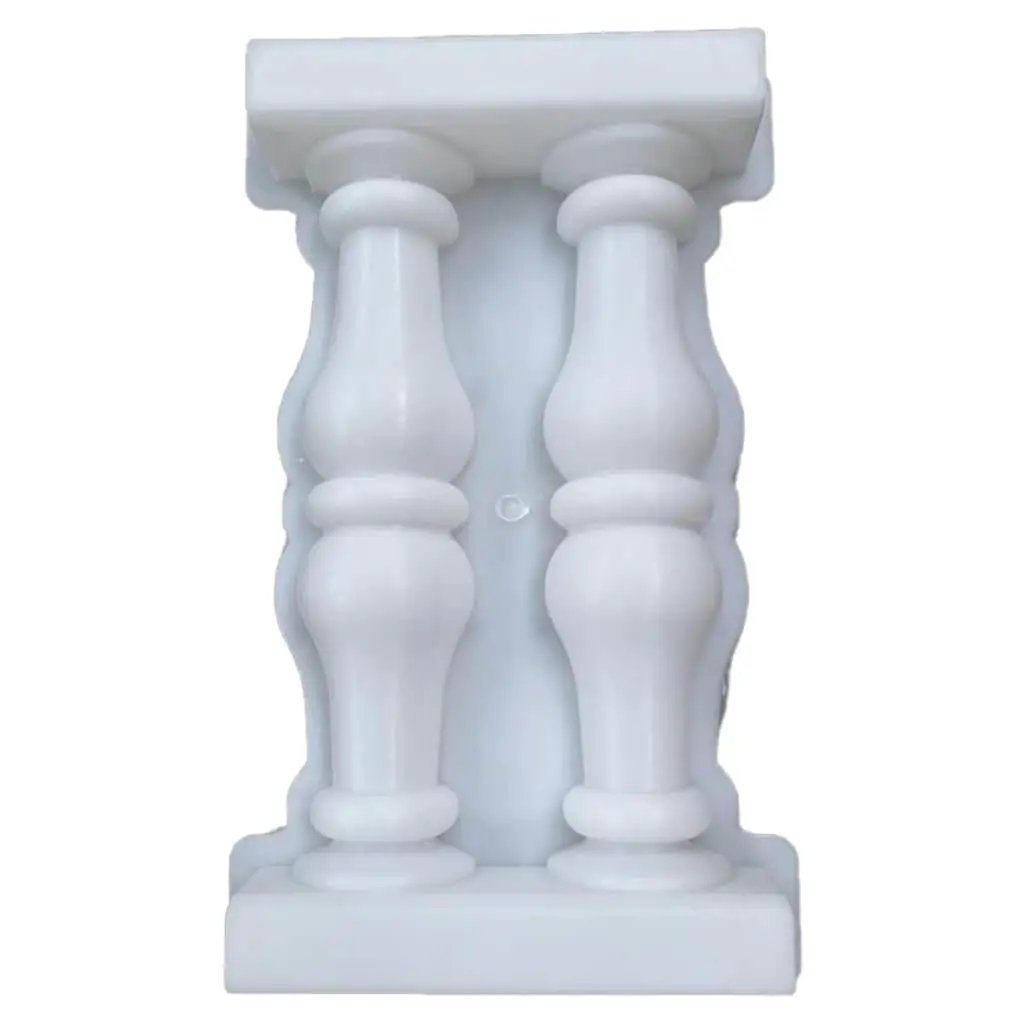 Do It Yourself Concrete Fence Mold For Balcony Garden And Pool Railings Dope Durable Plaster Casting Tool double vase mold