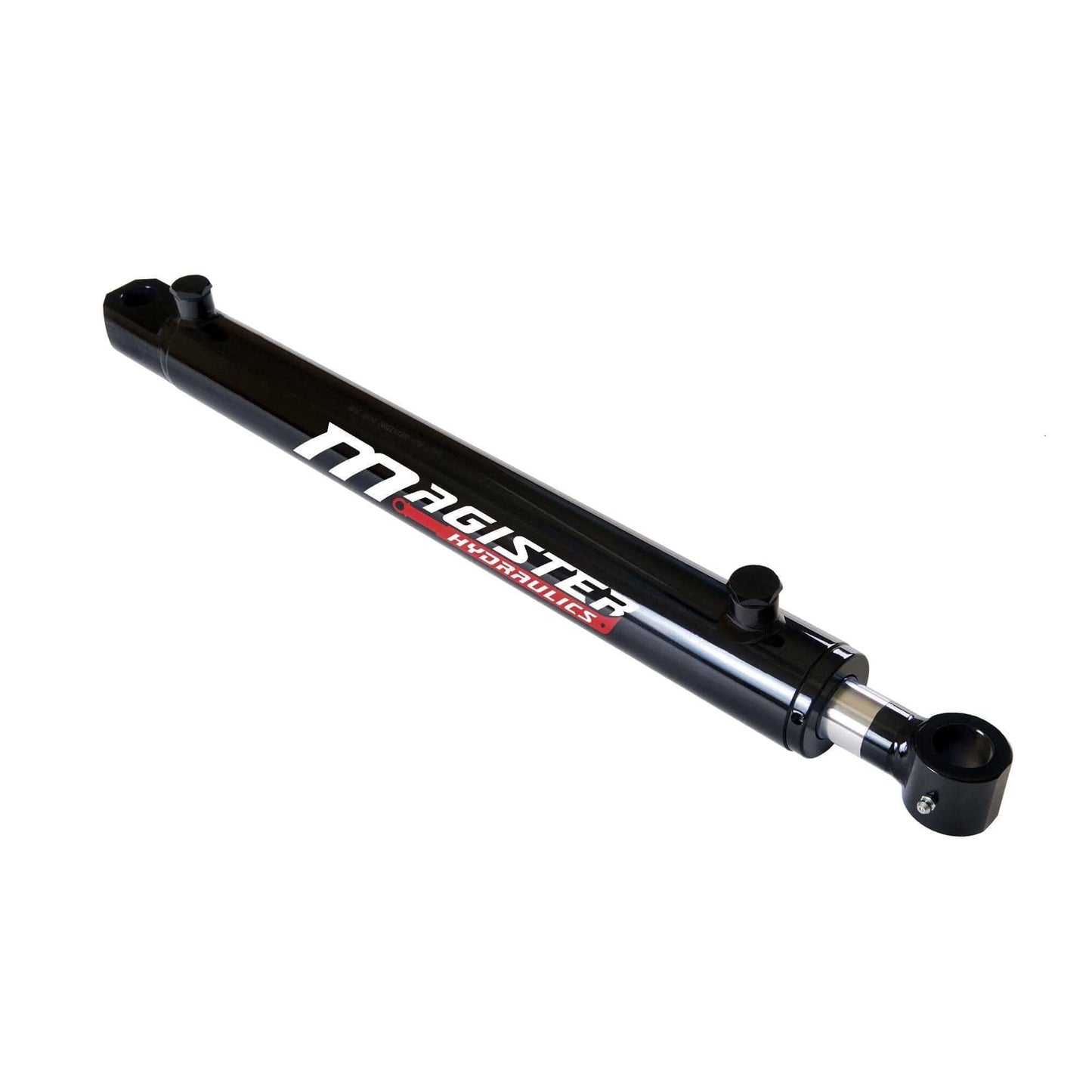 Double Acting Hydraulic Cylinder - Tang Universal Hydraulic Cylinder 2.5" Bore, 14 inch Stroke Tang Style (2.5x14) displayed on white