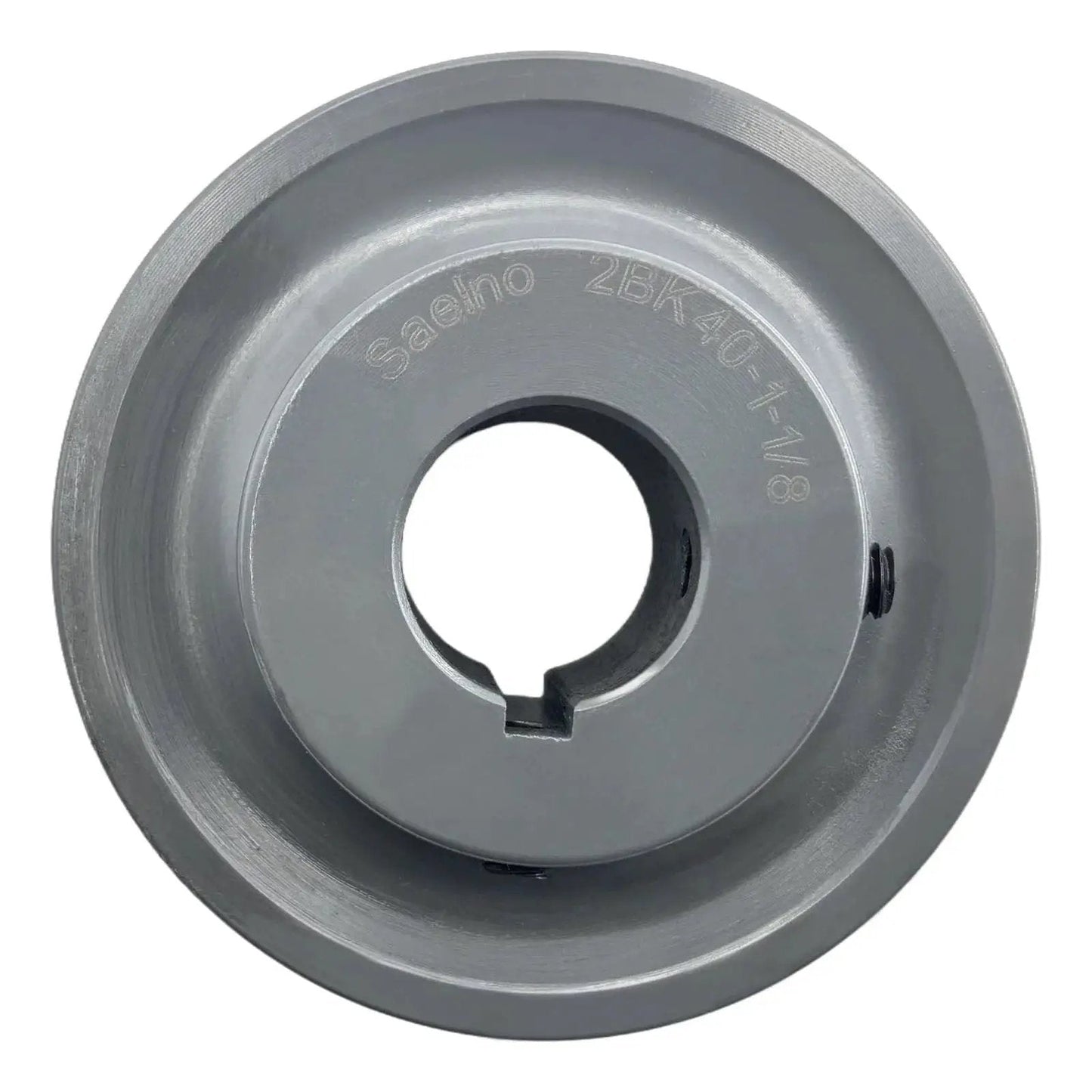 Double Groove Belt Pulley For One And One Eighth Inch Bore And Three Point Nine Five Inch Outside Diameter Saelno Cast Iron Motor Pulley
