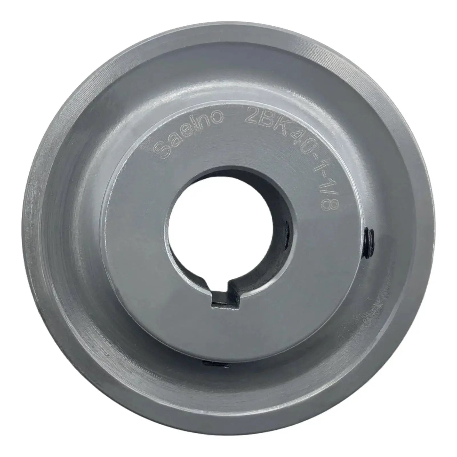 Double Groove Belt Pulley For One And One Eighth Inch Bore And Three Point Nine Five Inch Outside Diameter Saelno Cast Iron Motor Pulley