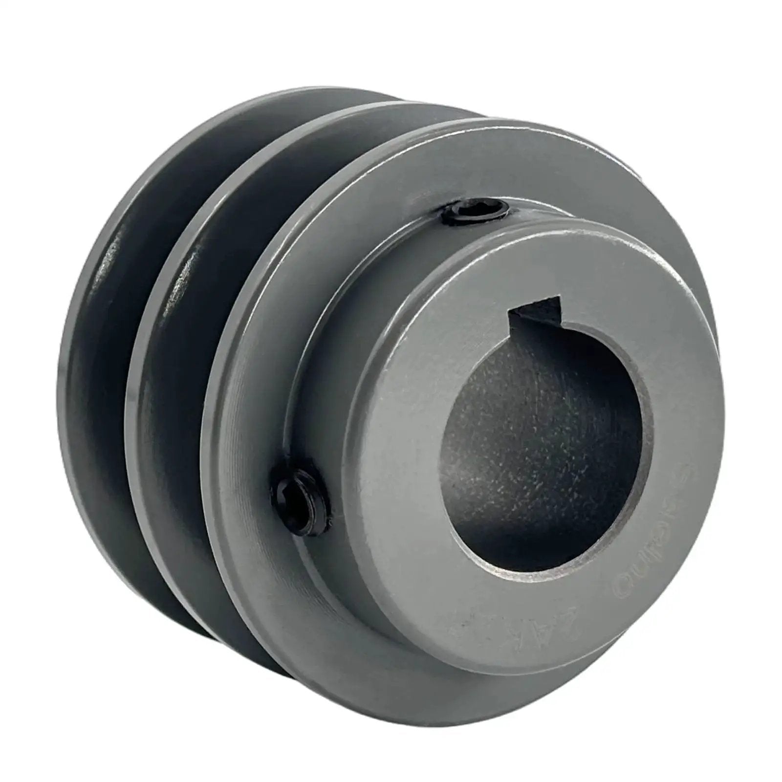 Double Groove V Belt Pulley for A AX 3L 4L Belts 2AK251 Cast Iron Sheave With 1 Inch Bore And 2.55 Inch Outside Diameter