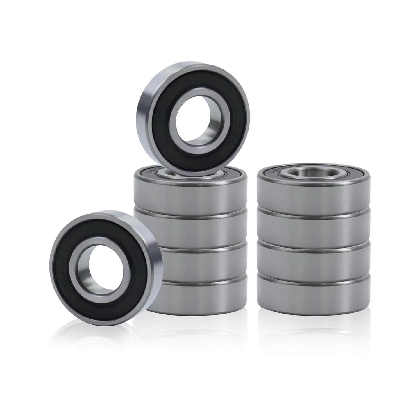 6001RS Ball Bearing Double Sealed Deep Groove Ball Bearings 28mm/1.1" Outer Dia - 10pcs