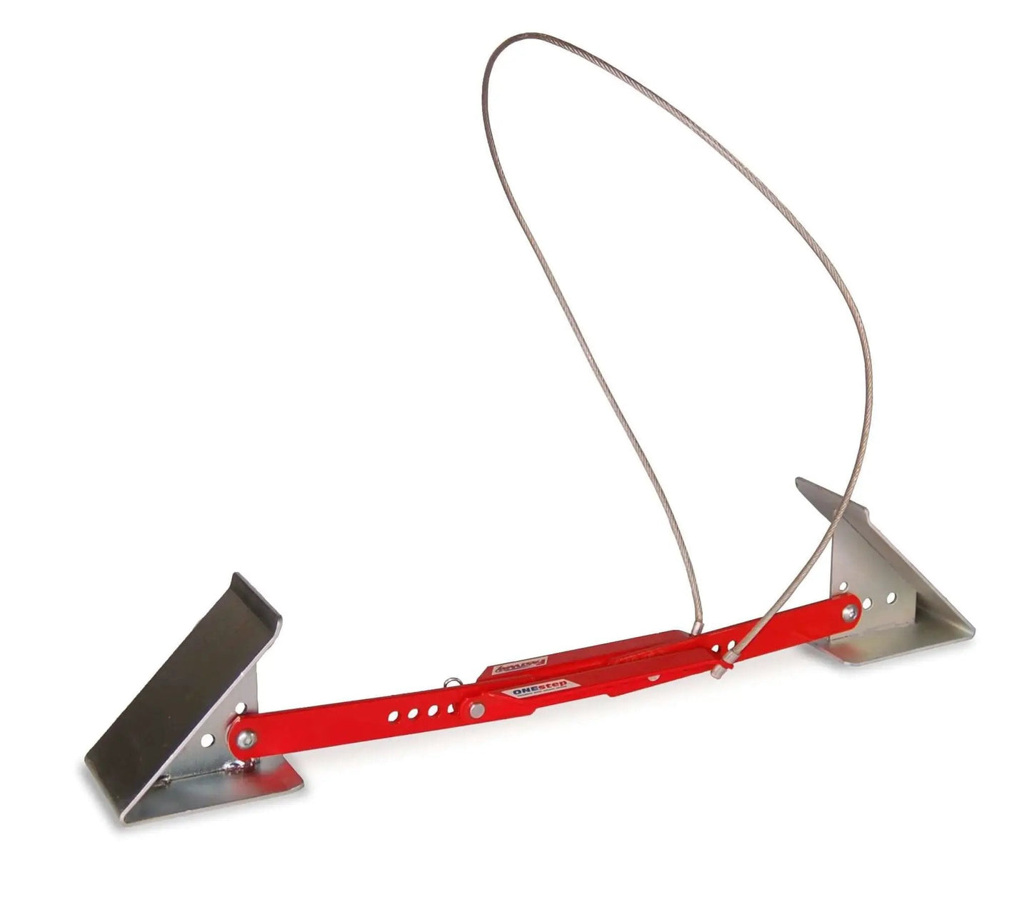OneStep Wheel Chock Double Pack For Tandem Axle Trailers And RVs, 16 To 24 Inch Long, easy stand up setup displayed