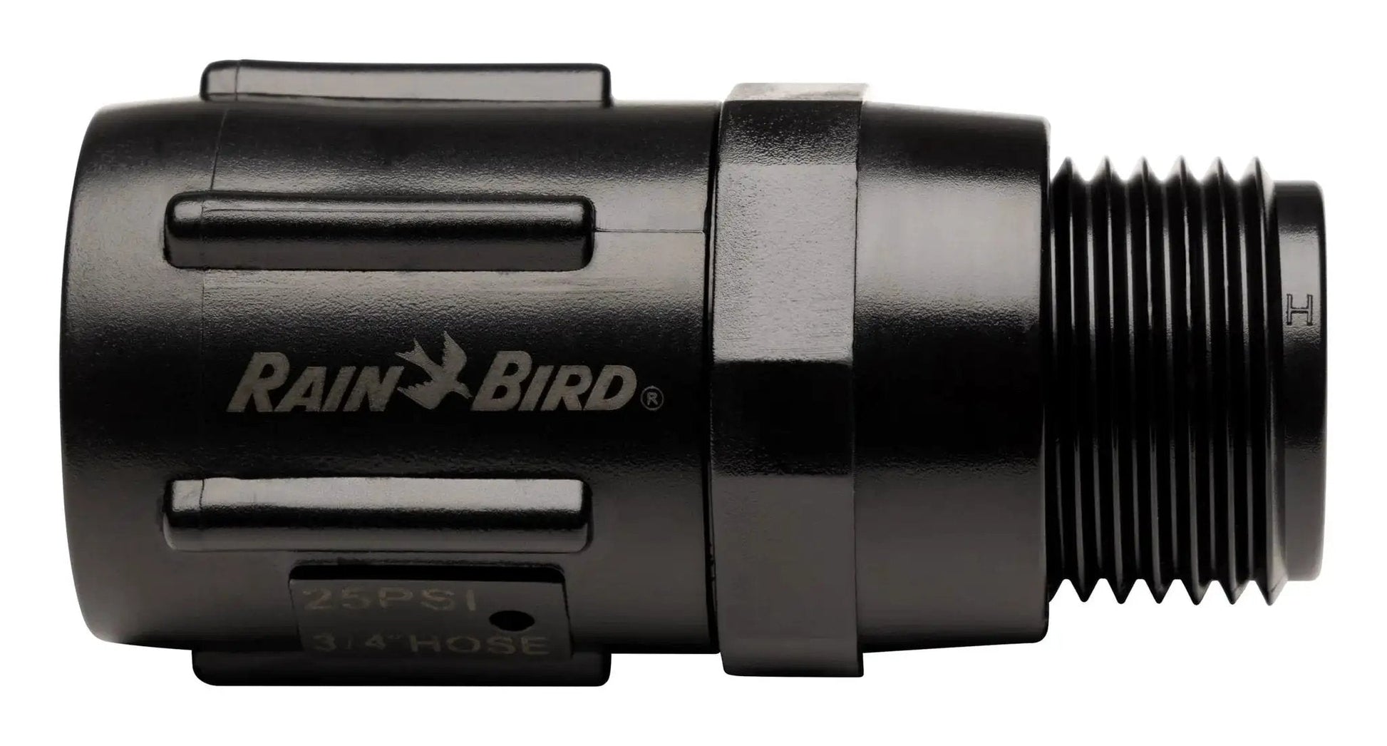 Drip Irrigation Pressure Regulator 25 PSI For Garden Hoses And Drip Lines Three Quarter Inch Female Hose Thread Rain Bird HT07525PSI
