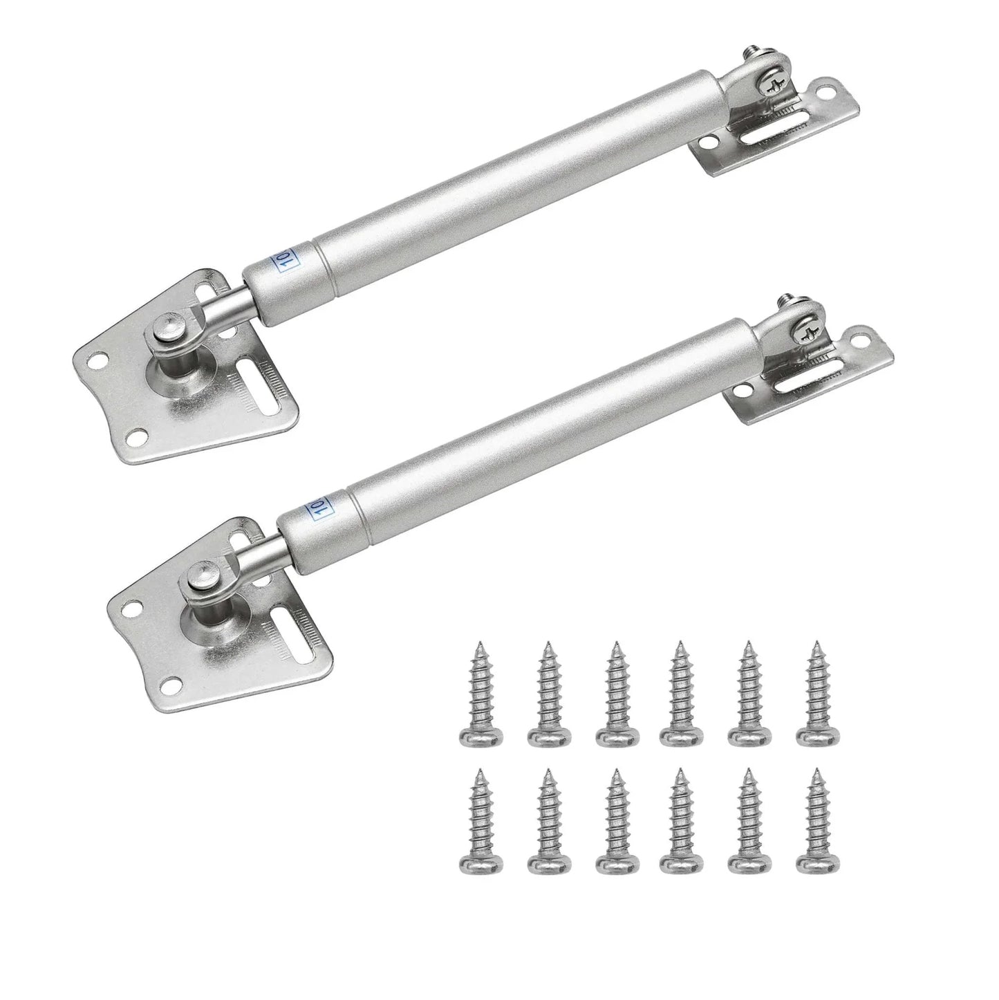 2 Pack 100N/22LBS Drop Down Gas Struts with screws for downward flap lid support