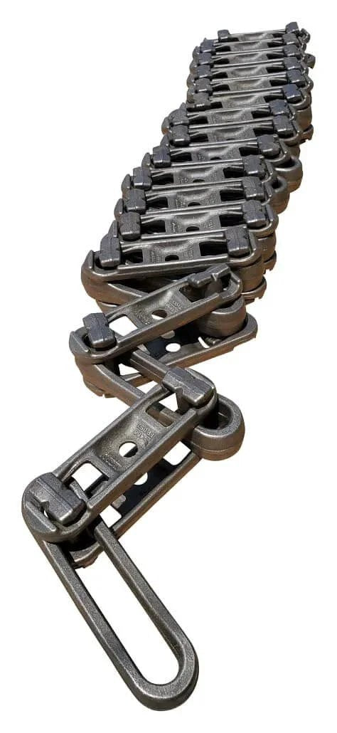 X-458 Conveyor Chain 10 Foot Section By Jervis Webb High Strength Steel Drop Forged Rivetless Design with smooth pin bearing surface