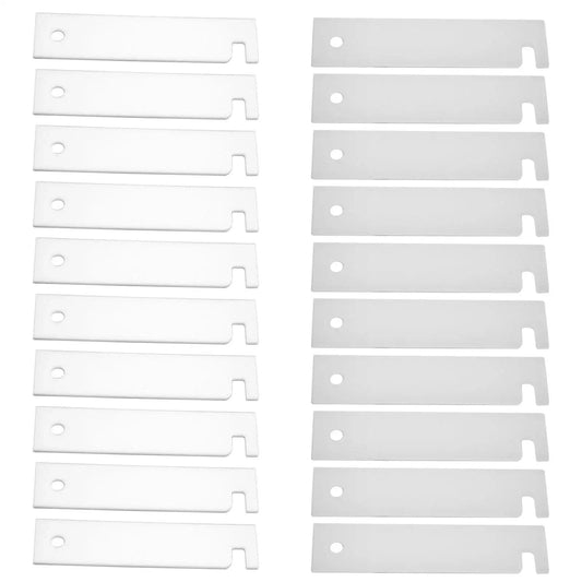 Replacement Drum Bearing Slide Kit For Clothes Dryers With Teflon And Nylon Glides Includes 10 WE3M52 Teflon Glide And 10 WE3M51 Nylon Glide