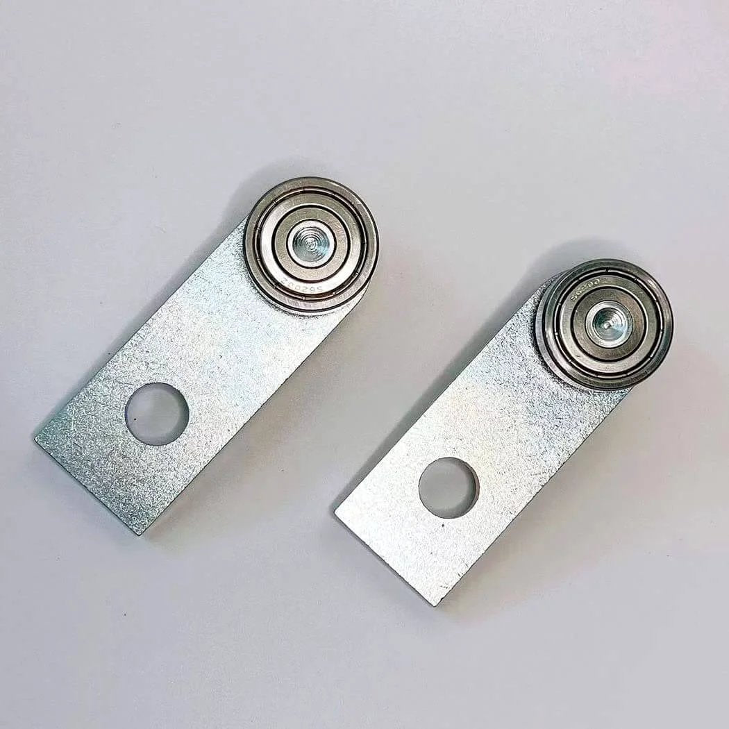2 Sets 2 Wheel Trolley Assembly Rollers with Dual Bearings Welded Steel Construction for Strut Channels