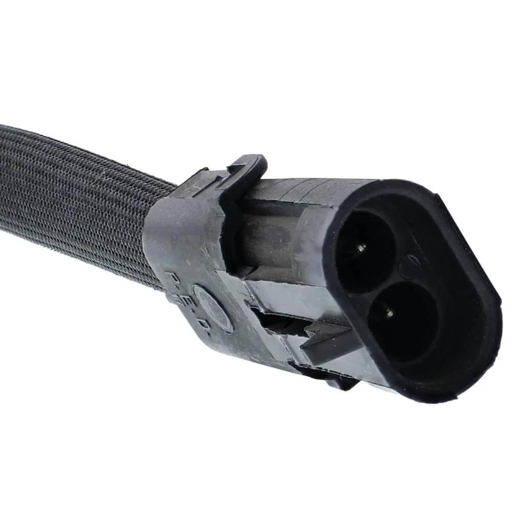 Close-up of two-pin electrical connector cable, part of Pto Clutch 1 7/16 Inches Id Counter Clockwise By Part Number X0752 Am104238 Magtjd8cu1