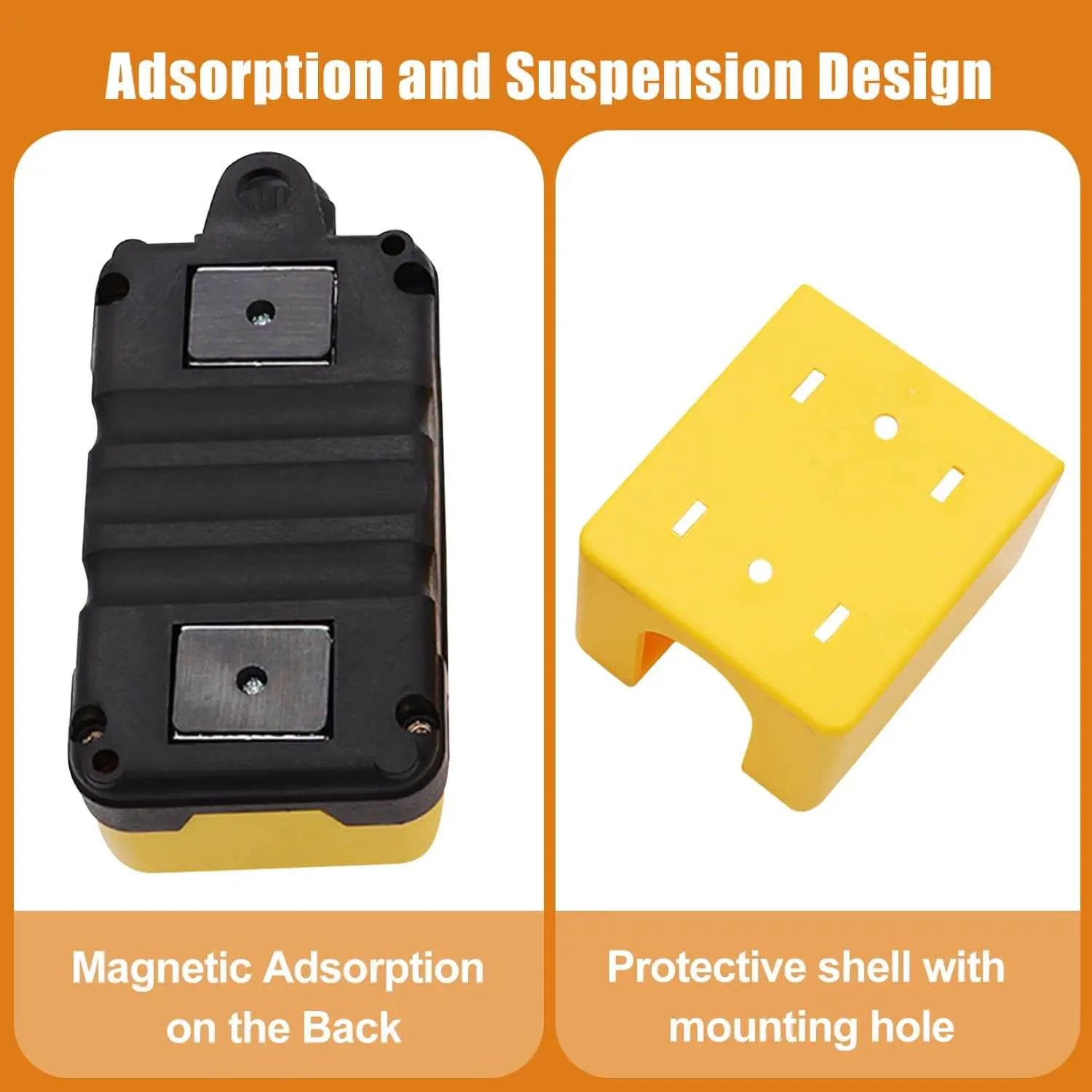 Dump Trailer Remote Control Switch 12V DC Up Down Control For Hydraulic Power Plant magnetic back and yellow cover
