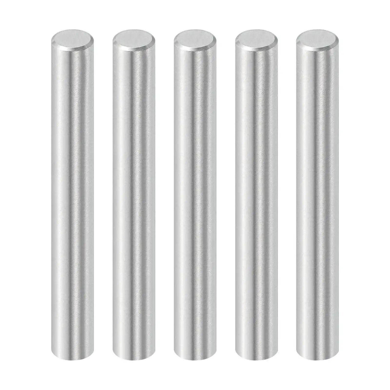 Durable Bearing Steel Dowel Pins 5 Pack 5/16 By 2-1/4 Inch Cylindrical Shelf Support Pins
