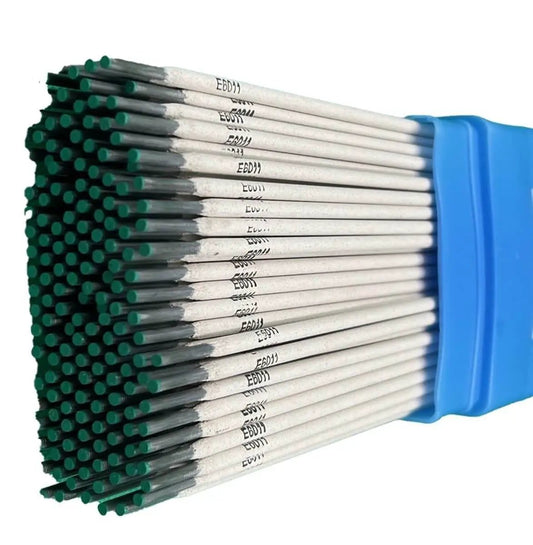 All Position E6011 Welding Rod One Eighth Inch Electrodes Five Pound Box for deep penetration on mild steel in blue holder