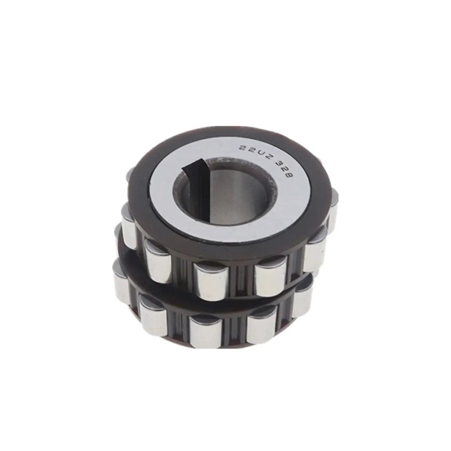 High-precision reducer accessory featuring an eccentric bearing to compensate misalignment and improve load distribution