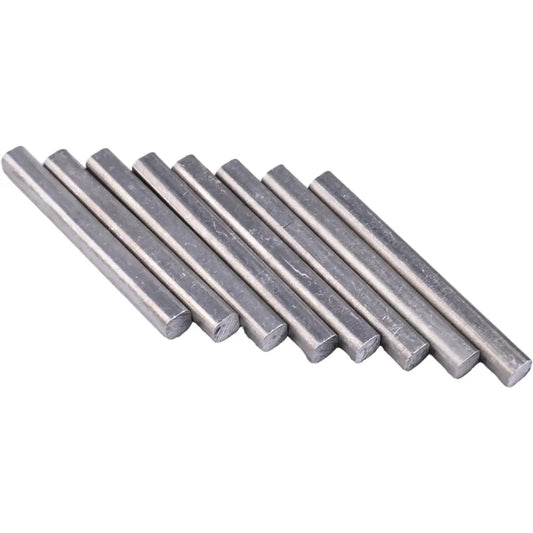 Eight Pack 3/16 By 1-3/4 Inch Zinc Machine Keys 2161 for power transmission shafts, square zinc-plated keys for industrial equipment