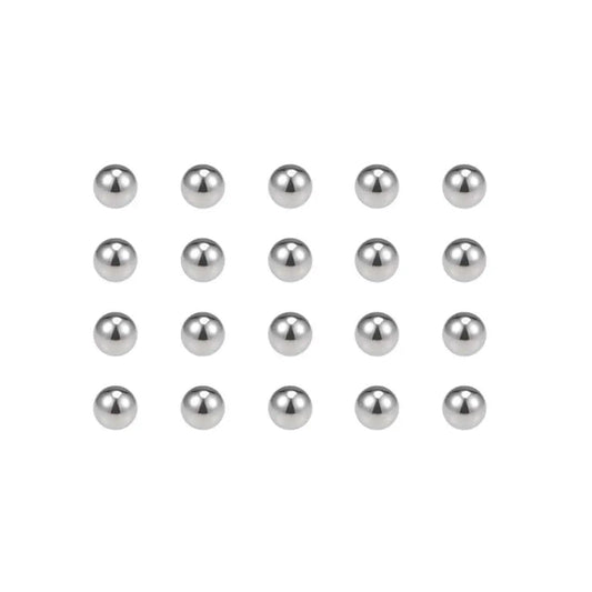 One Eighth Inch Bearing Balls Made From 440C Stainless Steel G25 Precision Grade, Smooth Surface, 100 Pieces, Ideal For Bearings.