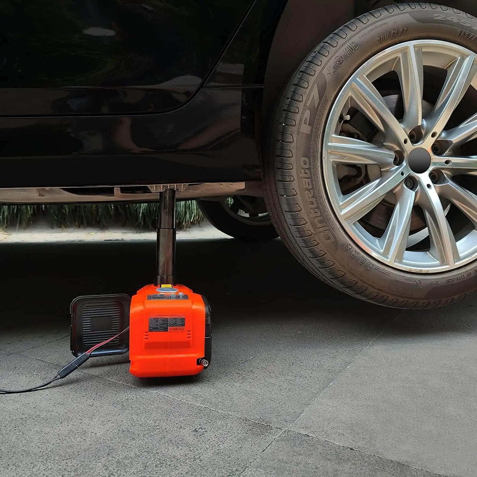 Fast 5-Ton Electric Car Jack Kit With 12V Hydraulic Lift And Impact Wrench For SUV MPV Sedan And Truck lifting car
