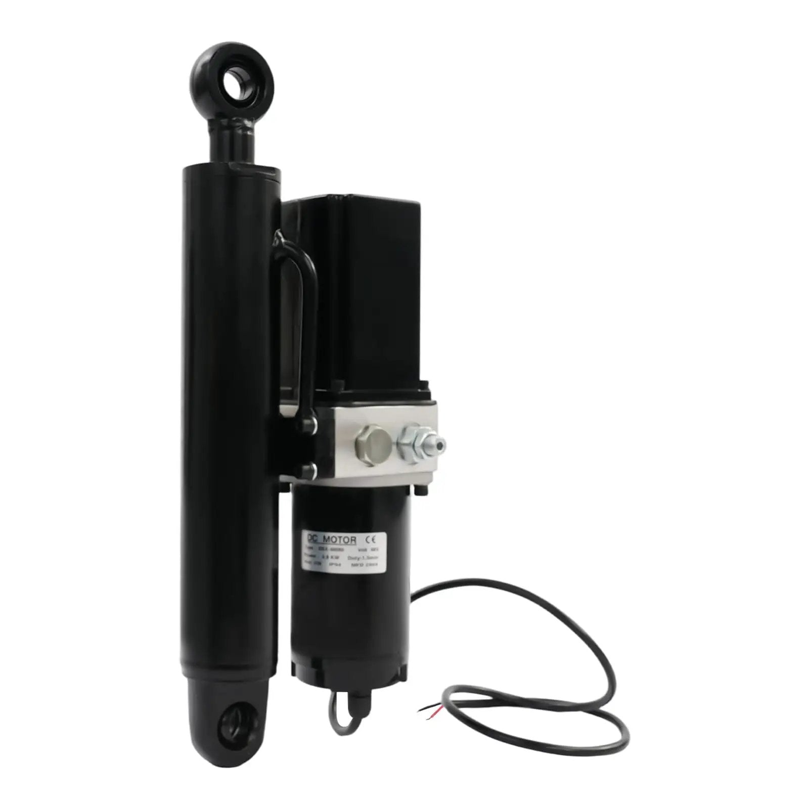 Beefy 12V Electric Hydraulic Linear Actuator With 8 Inch Stroke 2 Ton Load Capacity 4400 Lbs 25 Mm Per Second Travel Heavy Duty DC Motor